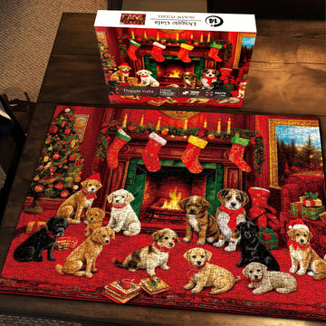 Doggie gala puzzle puzzle 1000 pezzi